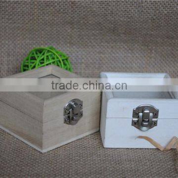 Small Handmade Wooden Keepsake Box With Clear Lid photo-5