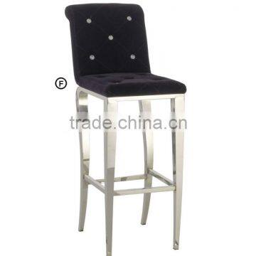 Modern Stainless steel bar stool high chair LH-817F