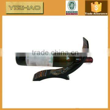 Made in China New Design Hanging Practical Wood Bamboo Single Bottle Wine Bottle photo-5