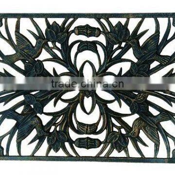 Sales well cast iron rectangle door mat factory/company/maker/supplier