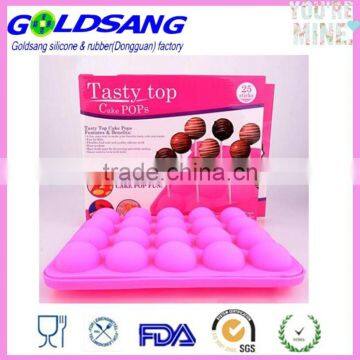 New Easy Instant Silicone Baking Flex Pan 20 Cup Tasty Top Cake Pop Mold Tray