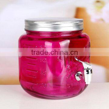 2.5L Portable Spray Colors Glass Beverage Dispenser photo-5