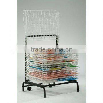 AR5110 steel 20 shelves art drying rack