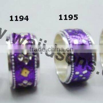 New Aluminum Napkin Ring | Wedding Wooden Napkin Ring photo-2