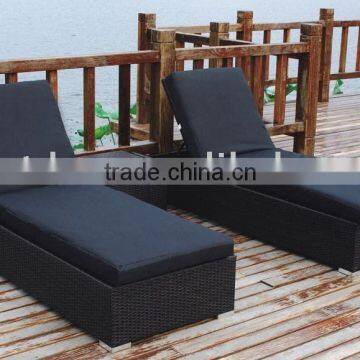 patio wicker lounge bed