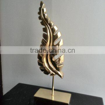 Resin Art Leaf Statue Decoration photo-2