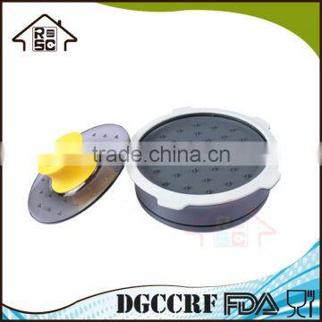 NBRSC Plastic Adjustable Safety Bagel Slicer Slicing Guide With Safety Cutting Finger Guard photo-4