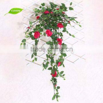 GNW FLV11 Bulk Buy From China Chinese Wedding Accessories Artificial Vine with Rose Flower