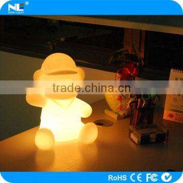 LED animals/illuminated LED bear/color changing glowing bear for children