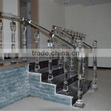 crystal marble staircase railing