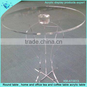 Fshionable,hot sale Round table , home and office tea and coffee table acrylic table