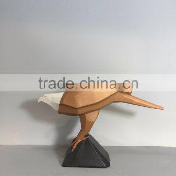 BROWN POLYSTONE BIRD DECOR