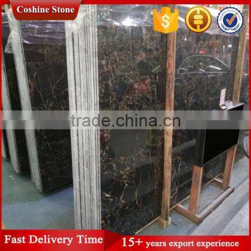 Best Quality Black And Gold Vein Black Portoro Marble photo-2