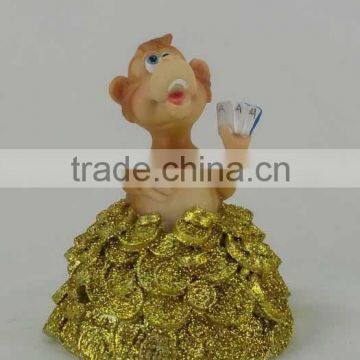 Resin Monkey Figurine for New Year photo-4