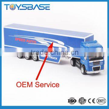 Customized Logo OEM Designed 1/50 22.5 11.75 Alloy Toys Wheels Tanker Container Metal Diecast Truck Model photo-2