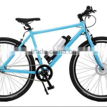 26 inch front wheel motor electric road bike e bicycle with bottel battery