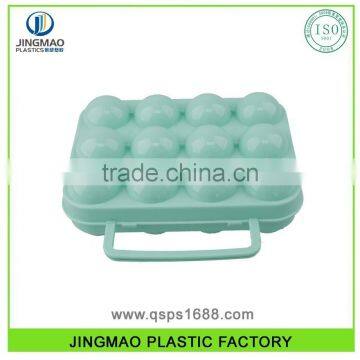 Novelty Design 12 Cavities Egg Shaped Plastic Container