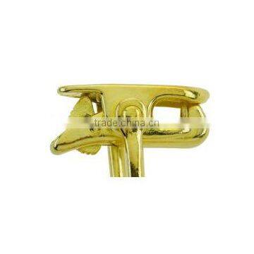 Solid Brass Swivel Eye Snap Hook With Clip, 5/8" Solid Brass Hook photo-5