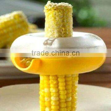 One-Step Corn Peeler Thresher Tool Kitchen Cob Kerneler Cutter Stripper Remover