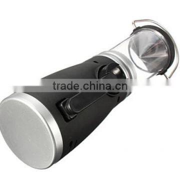 4 LED Rechargeable Lantern Camping Fishing Torch Lamp Hand Crank Tent Light NEW photo-5