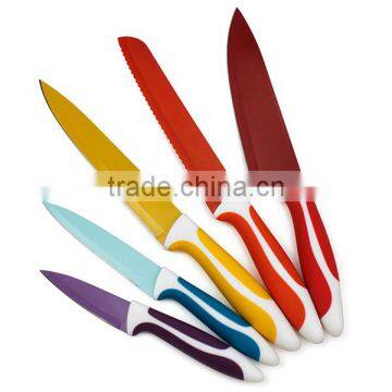 Best Kitchen Knife Set 5pcs Non-Stick Coating Knife Set photo-5