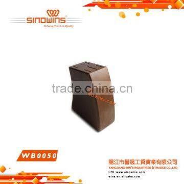 CB0050 Wooden Block 5pcs Slotted Kitchen Knife Set Stand photo-6