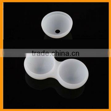 New design double cup silicone ice ball,silicone ice ball mold/maker