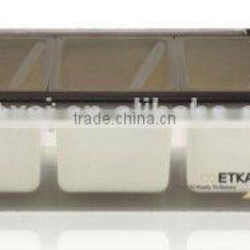 Food Grade Plastic Condiment With Three Containers photo-2