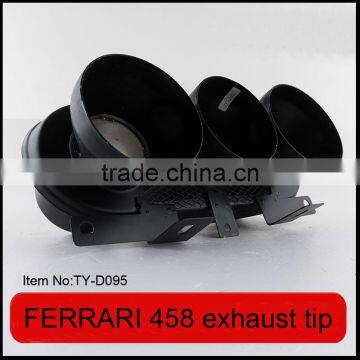 Auto Tuning Stainless Steel Sportycar Exhaust Tips for Ferrari 458 Carbon Fiber photo-2