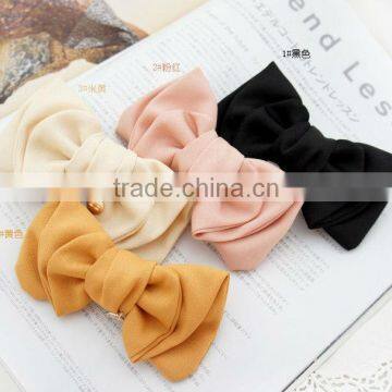 decorative wholesale fabric ribbon bow-knot for hair accessories