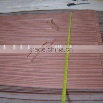 Sapel Engineer Wood Veneered Plywood Mould Door Skin 5 Panels photo-2