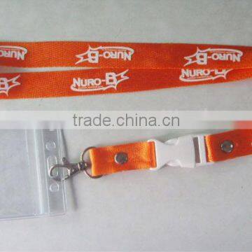 Nylon strap with ID card holder