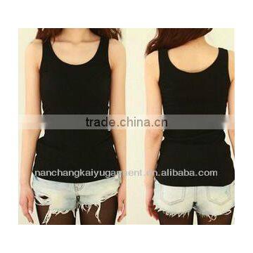 Custom Tank Top ,2014 Vest for Girls,Solid Blank Vest