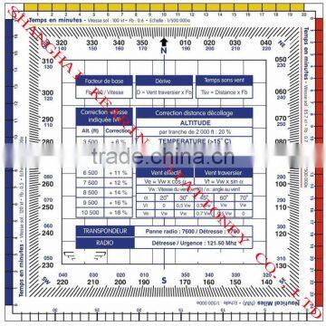 Kearing High Quality Flexible Plastic Square Protractor Naviation Plotters for Pilots # KPP-8 photo-6
