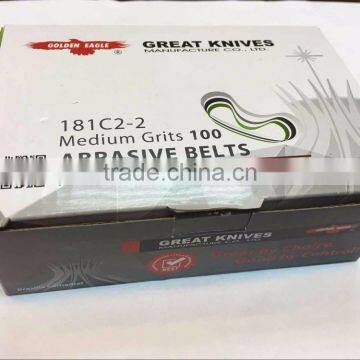 GOLDEN EAGLE GRITS ABRASIVE BELTS-FINE, MEDIUM, COARSE photo-5