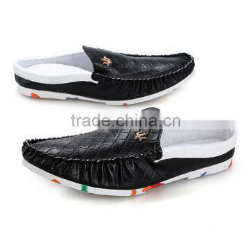 Fashion pu Leather Peas Shoes Casual for Men High Quality, Adults Camouflage Men Casual Shoes Sample for Male photo-4