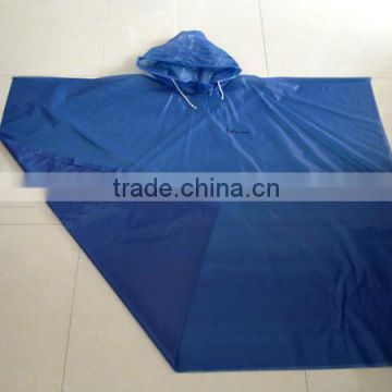 Adult 100% PEVA Rain Poncho with Customer's Logo