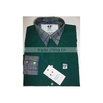 GENTS FULL SLEEVES PLAIN DYED POLY COTTON FORMAL SHIRTS photo-5