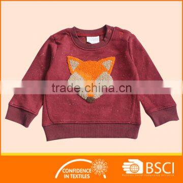 Specail Colorful Melange Red Pullover Sweater Designs For Kids