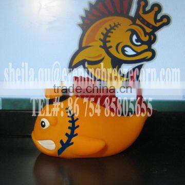 king rubber fish ,promotional team icon rubber fish king