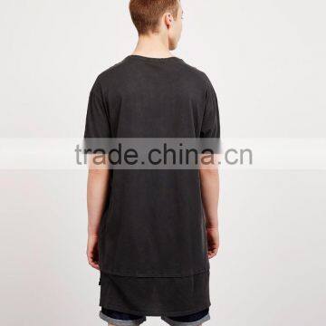 2017 Short Sleeve Custom Screen Printing Tshirts OEM Black Game Team's Apparel Round Neck Cotton T-shirts photo-2