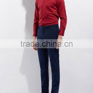 Wholesale Red Slim Fit Men Shirts
