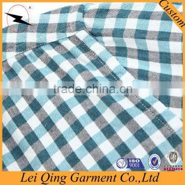 Korean Fashion Green Plaid Men Style Shirts photo-4