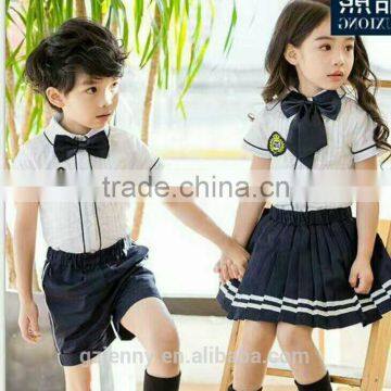Chinese Factory Custom Summer School Uniform for Primary Students photo-5