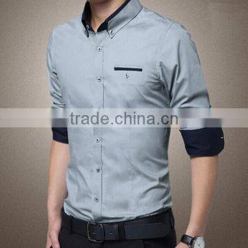 2016 New Style Men's Shirts Business Men Long Sleeve Shirt Fomal Dress Shirts photo-6