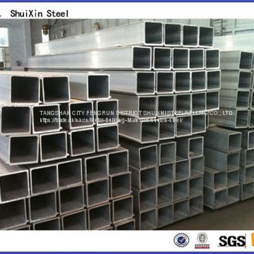 factory sales construction galvanized square DIN Q345 chs steel tube