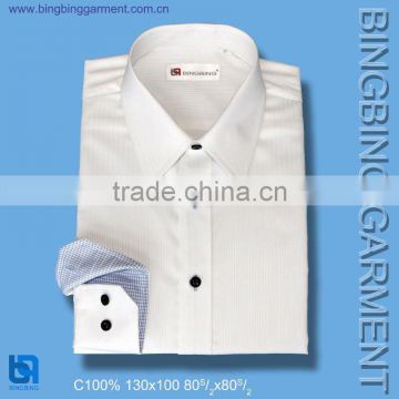 fashion men's white shirt