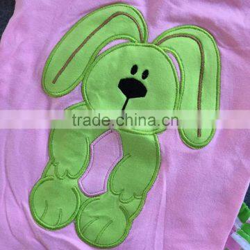 2016 Easter Design Pink Dog Shirt Girls Boutique Clothing Aztec Pants With Matching Headband and Necklace Set photo-4