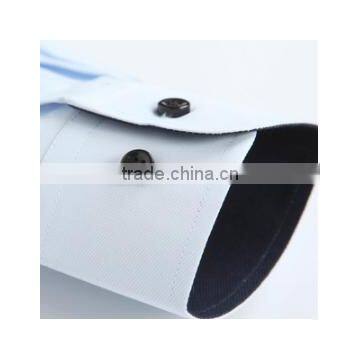 Solid Color Shirt China Supplier Competitive Price Oem Fancy Printed Collar&cuff Western Shirt for Men photo-2