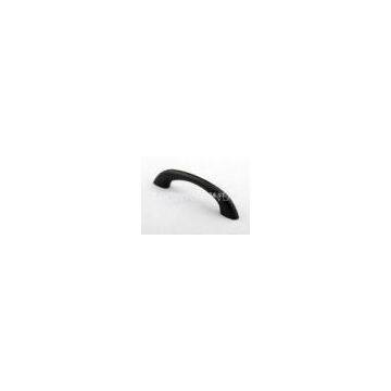 D Shape Black Nylon Cabinet Furniture Handles For Wardrobe